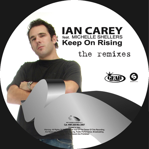 IAN CAREY feat. MICHELLE SHELLERS “Keep On Rising (The Remixes)”