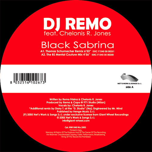 DJ REMO feat. Chelonis R. Jones – “Black Sabrina”