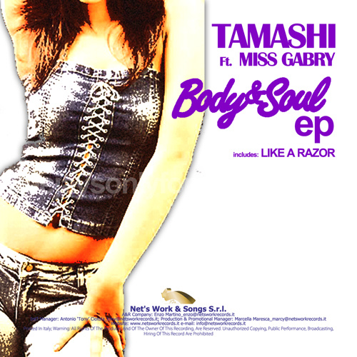TAMASHI Feat. MISS GABRY “BODY & SOUL Ep”
