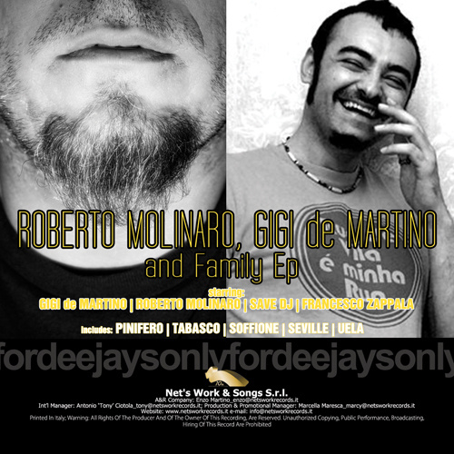 ROBERTO MOLINARO, GIGI de MARTINO & FAMILY “Gigi de Martino, Roberto Molinaro & Friends Ep”