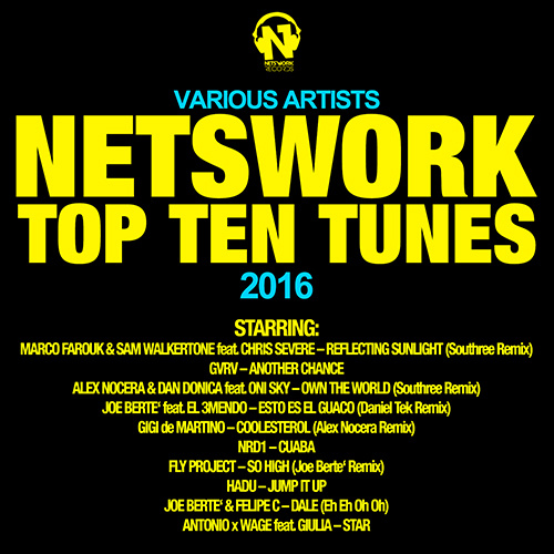 VARIOUS ARTISTS “NETSWORK TOP TEN TUNES 2016”
