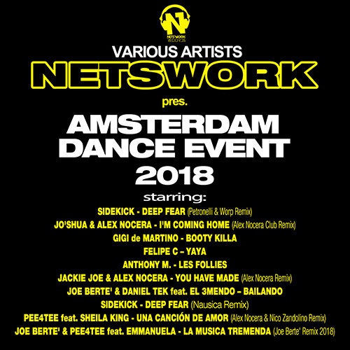 VARIOUS ARTISTS “NETSWORK pres. AMSTERDAM DANCE EVENT 2018”
